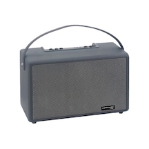 F32 2x50w Sürücülü 2 Adet Mikrofonlu Bt 5.2 Kablosuz Hoparlör - Siyah