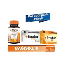 İmutor Imutor Gummies & Imutor Kompleks Kapsül & Imutor 100 - Beta Glukan - Pro Bağışıklık Paketi
