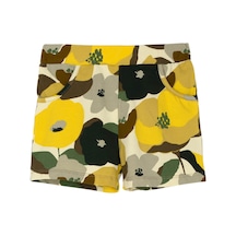 Lovetti Açık Yeşil Kız Çocuk Retro Flowers Desen Şort 1242Y020 Açık Yeşil