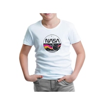 Lord Tshirt Nasa - Milky Way Beyaz Çocuk Tshirt