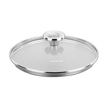 4 Adet Korkmaz Aroma Cam Kapak 18 Cm A632 Çok Renkli