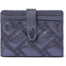 Kurt Geiger Kensington Card Holder, Patent Deri Ve Kartal Motifli Kartlık Lacivert