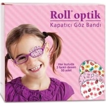 Roll Optik Kapatıcı Göz Bandı Kız 50'Li