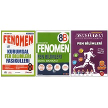 Fenomen 8.sınıf Kurumsal Fasikülleri+fenomen 8b+newton Kondisyon Fen Bilimleri 3 Kitap