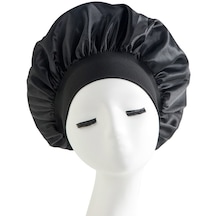Yystore Geniş Kenarlı, Yüksek Elastik Saç Bakım Şapkası Her Mevsime Uygun Siyah