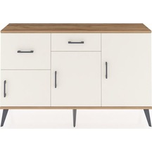 Arges Konsol 3 Raflı 2 Çekmeceli 3 Kapaklı 132x30x83 Çam-aytaşı/aytaşı Aytaşı/aytaşı