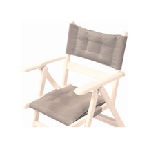 Marmaris Ve Atina Sandalyeler Için Oturum Ve Sırt Minderi- Gri