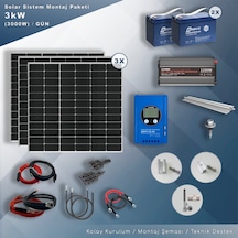 Matech 3 Kw Solar Paket Sistem 3000w/gün