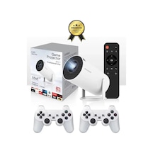 Taşınabilir Sinema Projektörü Ev Sineması Bluetooth Android Apple Uyumlu iOS Akıllı Projeksiyon Gamepad Oyunlupro-134082