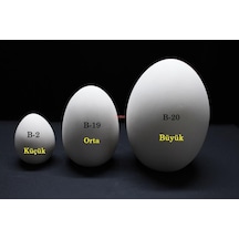 Seramik Orta Boy Yumurta B-19 - 15 Cm