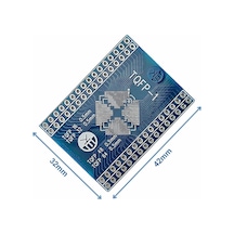 Tqfp-1 0.5Mm Smd Dip Çevirici Pcb Tqfp16 Tqfp32 Tqfp48 Tqfp64