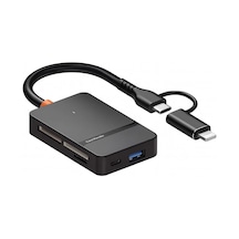 8in1 Type-c Çoklayıcı Adaptör, Usb Hub Çevirici Usb A, Sd, Tf, Ms Kart Girişli Çok Portlu Dönüştürücü, Laptop, Android, Tablet, Macbook Uyumlu, Hızlı Veri Aktarımı, Tak-çalıştır 01