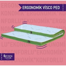 Gelişimyatak 100X200 Gelişim Yatak Ergonomik Visco Ped Bamboo Lifli Kumaş