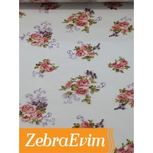 Çift Mekanizmalı Yakma Tül Stor Zebra Perde Etek Dilim  (163286404) Ekru 100 x 200 Boncuklu Standart
