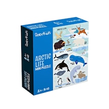 DoerKids Kuzey Kutbu Hayvanları Mini Puzzle 40 Parça 4 Yaş
