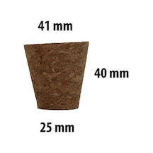 Cam Süt Şişesi Için Mantar Tıpası 41X25X40 Mm 1 Adet