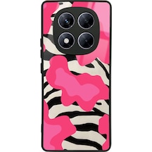 Xiaomi Redmi Note 14 Pro Plus Pink Milky Tasarımlı Glossy Telefon Kılıfı Çok Renkli