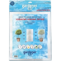 Gardener 11304 Saksılı Bitkiler İçin Soğuktan Koruma Örtüsü 30 G - 2,4 M X 2 M 2 Adet