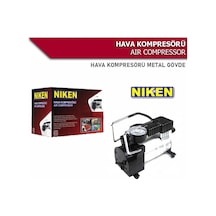 Niken Araç Lastik Şişirme Hava Kompresörü Metal