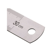 Çelik Cetvel 30 Cm Inch Ölçülü Metal