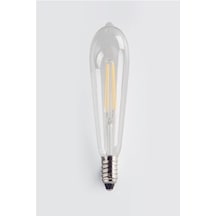Rustik Led Ampül Flamanlı Şeffaf 8w Beyaz Işık Ct-4353-b Tekli Beyaz Işık E27 Led Ampul 8 Watt Yok A
