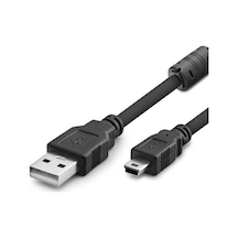 Usb Mını V3/5pın To Usb Kablo 5m Siyah Hdx7520