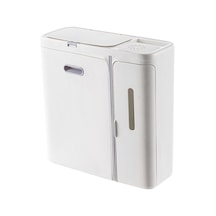 Suntek Magideal Kapaklı Asılı Çöp Kutusu Kağıt Sepeti Beyaz