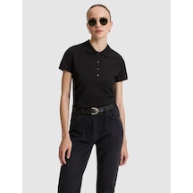 Pierre Cardin Kadın Siyah Tişört Basic 50325456-vr046