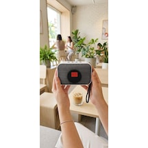 Bluetooth Hoparlör Speaker Led Işıklı Usb Ve Hafıza Kartı Destekli Telefon Standlı Taşınabilir Tam Bir  Performans Ürünü Kaybetseniz Üzülmeyeceğiniz lik Ürün Ön Panel Siyah