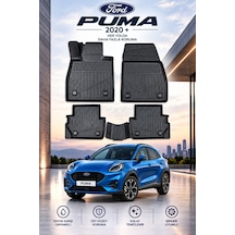 Ford Puma 2020+ Aracınıza Özel Üretim Havuzlu Paspas Takımı A+ -mod-