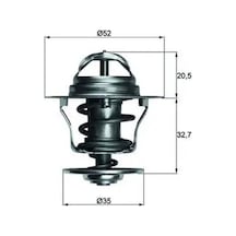 Ford Mondeo 3 Termostat 2.0 Tdci 2003-2007 Mahle Tx1288d