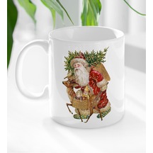 Bk Gift Noel Baba Tasarımlı Beyaz Kupa Bardak-4