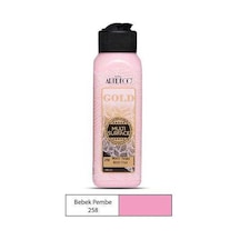 Gold Akrilik Boya 140ml Bebek Pembe 258 Görsel