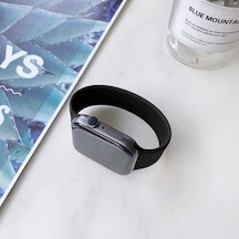 Apple Watch Uyumlu 40mm Krd-31 Solo Loop Large Kordon - Siyah