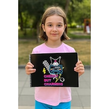 Kuromi Spiralli Resim Defteri 15 Yaprak 17x25cm Süper Kalite Baskı İster 1 Adet İster 2 Adet İster 4