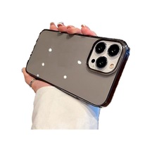 iPhone Uyumlu 15 Pro Max Kılıf İnce Pc Full Şeffaf Sararmaz