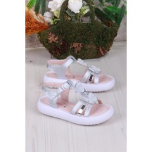 Fort 35572 Rüya Anatomik Rahat Kız Çocuk Sandalet Gümüş