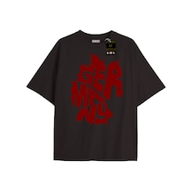 Flood Of Style Siyah Oversize T-shirt Germany Özel Tasarım