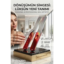 2'li Lazer Kesim Çelik Törpü - Ömürlük Manikür Sanatı Soligen Professional 723060