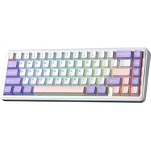 Aula F65 Nimbus V3 Switch Mekanik Rgb Tkl Makrolu Hot Swap Kablosuz Klavye Pastel