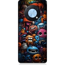 Huawei Nova Y90 Uyumlu Canavar Oyuncaklar Desenli Silikon Kılıf