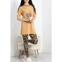 Seka Store Seka Ringviskon Pijama Takımı Bisküvi - 50632.1931. Çok Renkli