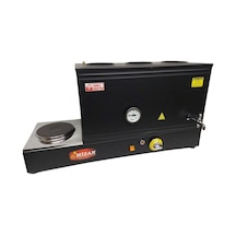 Mizan Üç Demlik 40 Lt. Pleytli Çay Kazanı - Elektrikli (Siyah)