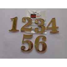 7Cm Altın Sarı No:1-2-3-4-5-6 Kapı Daire Villa Dolap Posta