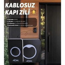 Kablosuz Su Geçirmez Kapı Zili 5468