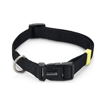 Hnrlıshp Beeztees Köpek Boyun Tasması, Siyah, 35-50cm, 20mm Krom