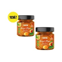 Şeker İlavesiz Karışık Meyve Reçeli 275 G X 2 Adet - %65 Meyve Oranlı Kayısı Şeftali Ayva Karışımı