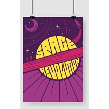 Space Revolution Tasarımlı A3 Poster
