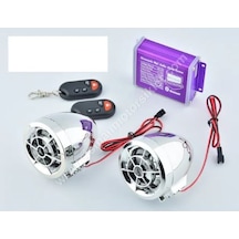 Motosiklet Mp3 Çalar + Alarm Bluetooth Özellikli Nikel