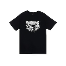 Stoned&Fame Unisex Siyah Massaka Baskılı T-shirt SIYAH Stoned&Fame Unisex Siyah Massaka Baskılı T-shirt SIYAH